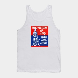 WWII For Victory Buy War Bonds Tank Top